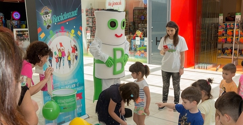 Hundreds of children celebrated the World Environment Day together with Baterel at AFI Ploiesti