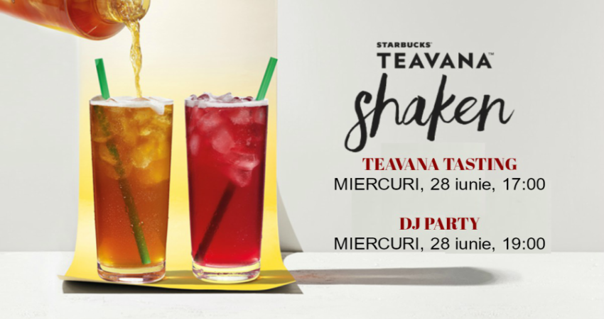 Starbucks invites you to discover the new TEAVANA drinks