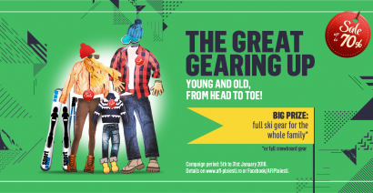 THE GREAT GEARING UP – young and old, from head to toe!